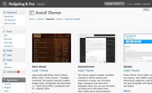 WordPress Themes Installation