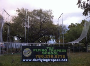 photo pf Flying Trapeze School sign